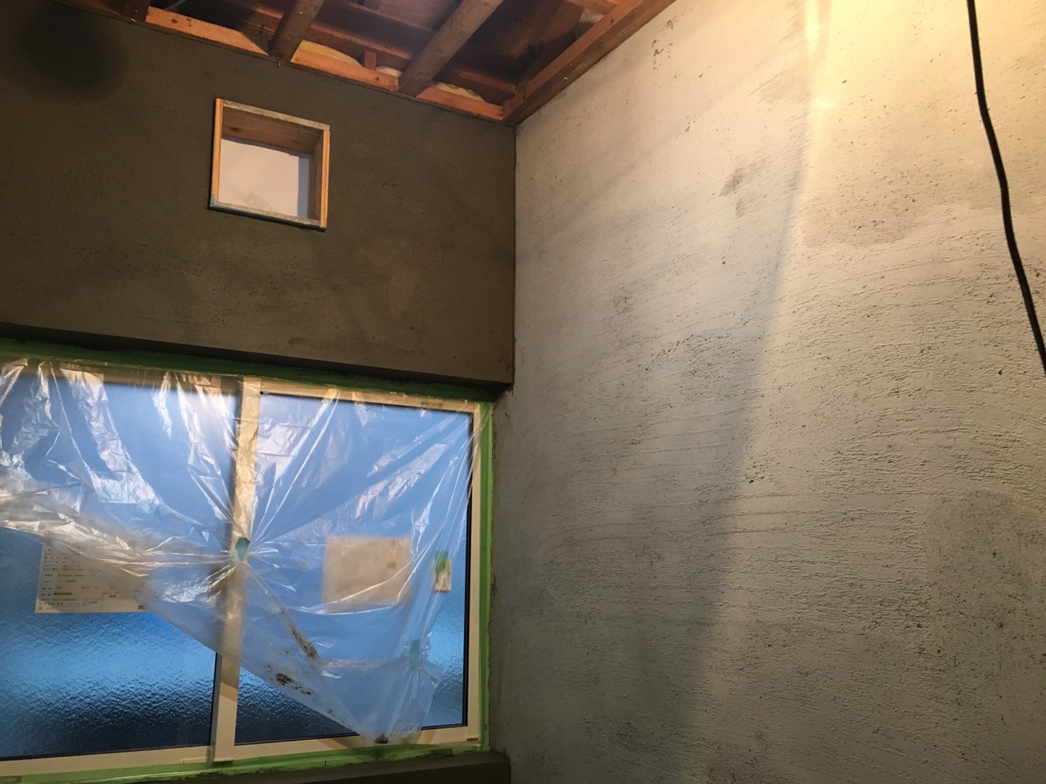 大田原市 浴室壁タイル下地モルタル塗り 那須塩原の左官工事なら壁の匠