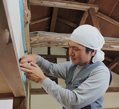 左官職人の伝統技術 画像